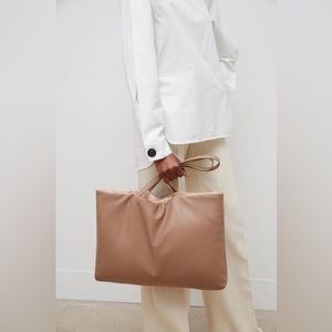 Mansur Gavriel Pillow Reversible Leather Tote Bag
